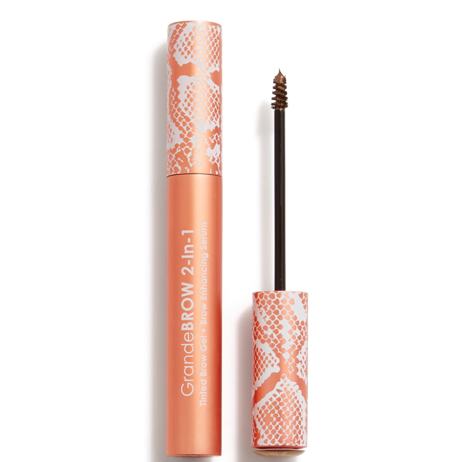 Grande Cosmetics BROW 2-in-1 TINTED GEL & ENHANCING SERUM AUBURN  8 Week Supply