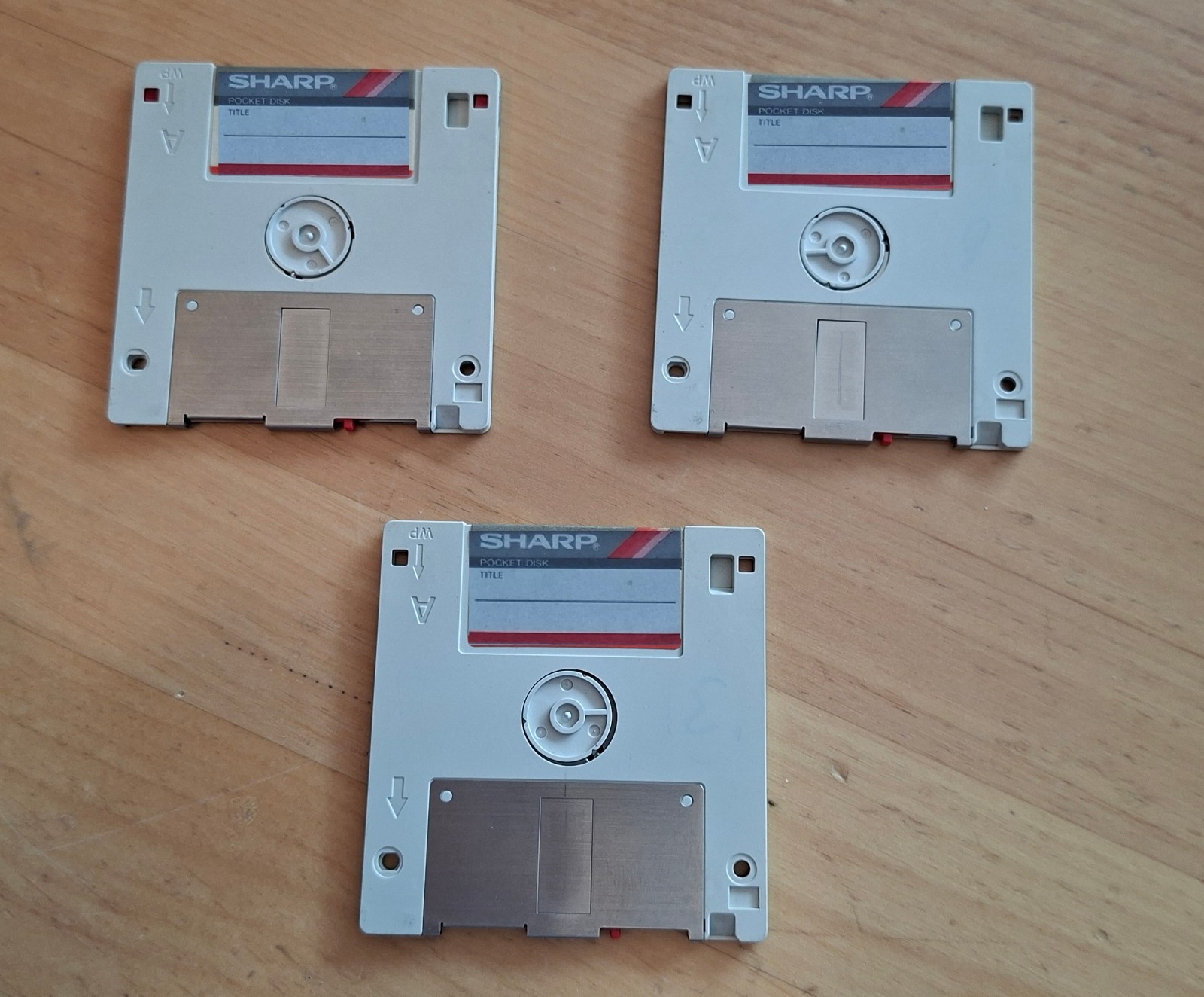 Sharp CE 1650 F Lot of 3 Used Floppy Disks / Tested / Working