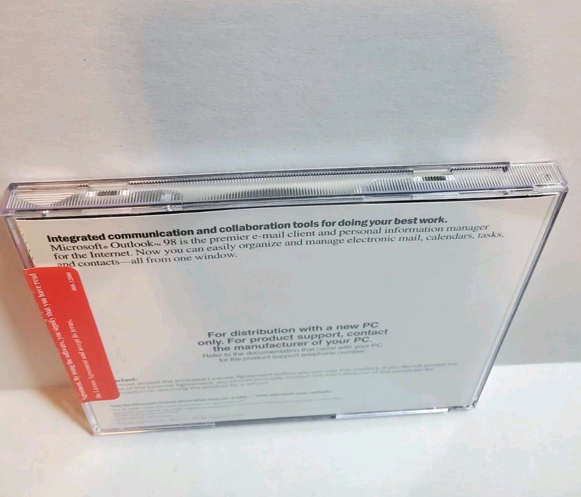 Vintage Microsoft Outlook 98 New & Sealed