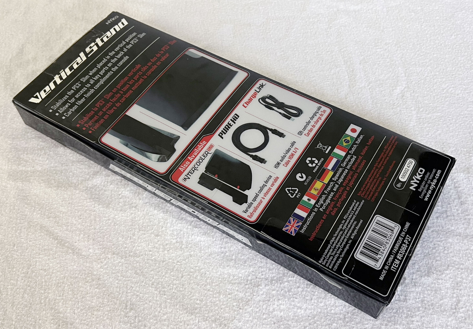 Nyko PlayStation 3 Vertical Stand #83068-P37 - OPEN BOX NEW