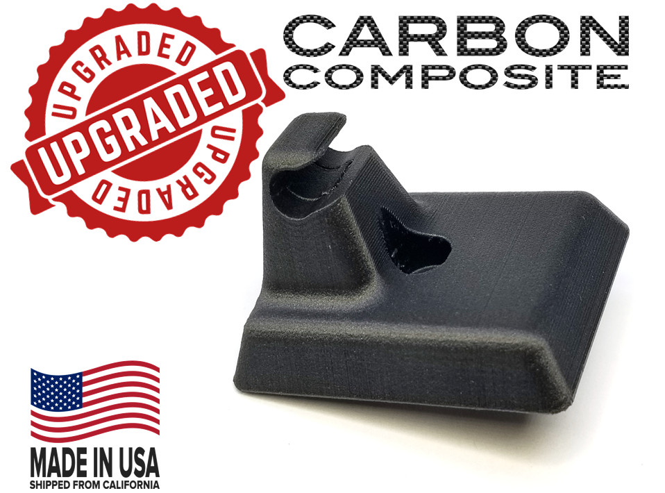 UPGRADED Carbon Sun Visor Retainer Clip Black 2009-2014 Ford F-150 AL3Z1504132AA