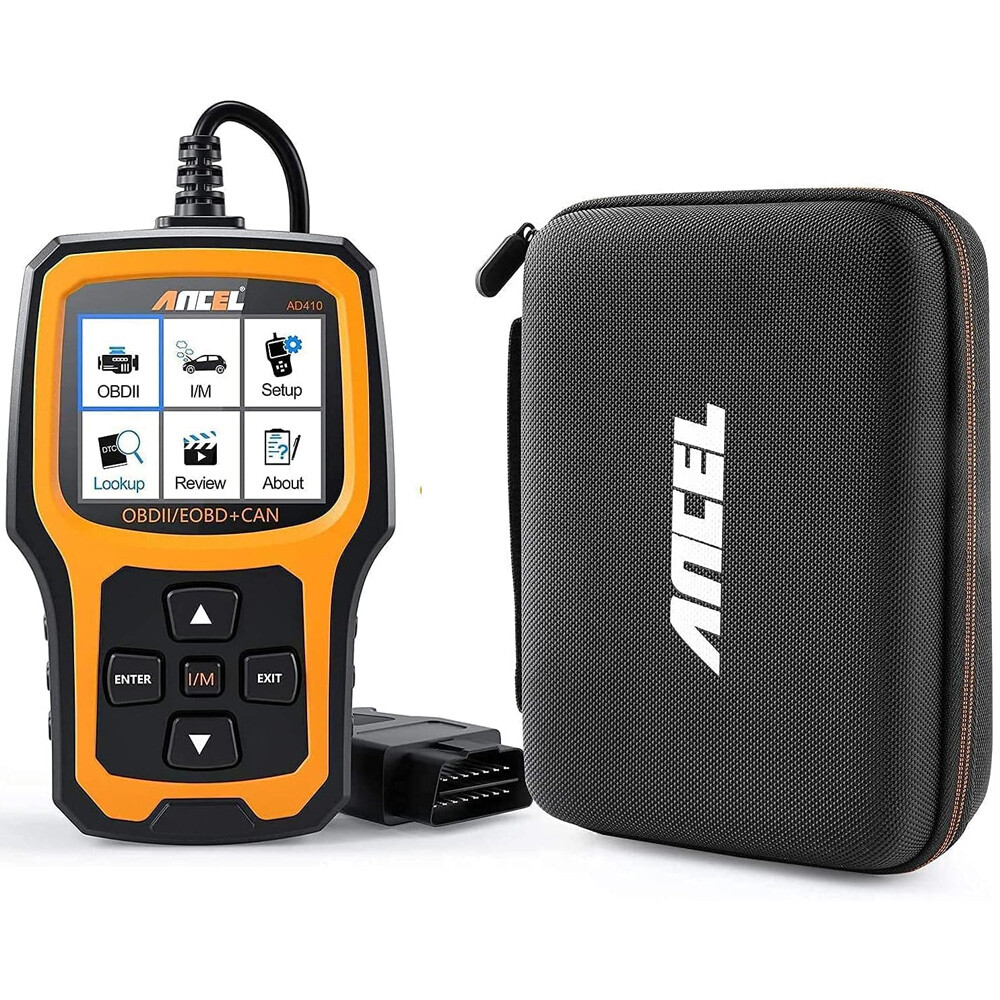 ANCEL AD410 OBD2 Scanner Car Check Engine Code Reader + Protective Storage Bag