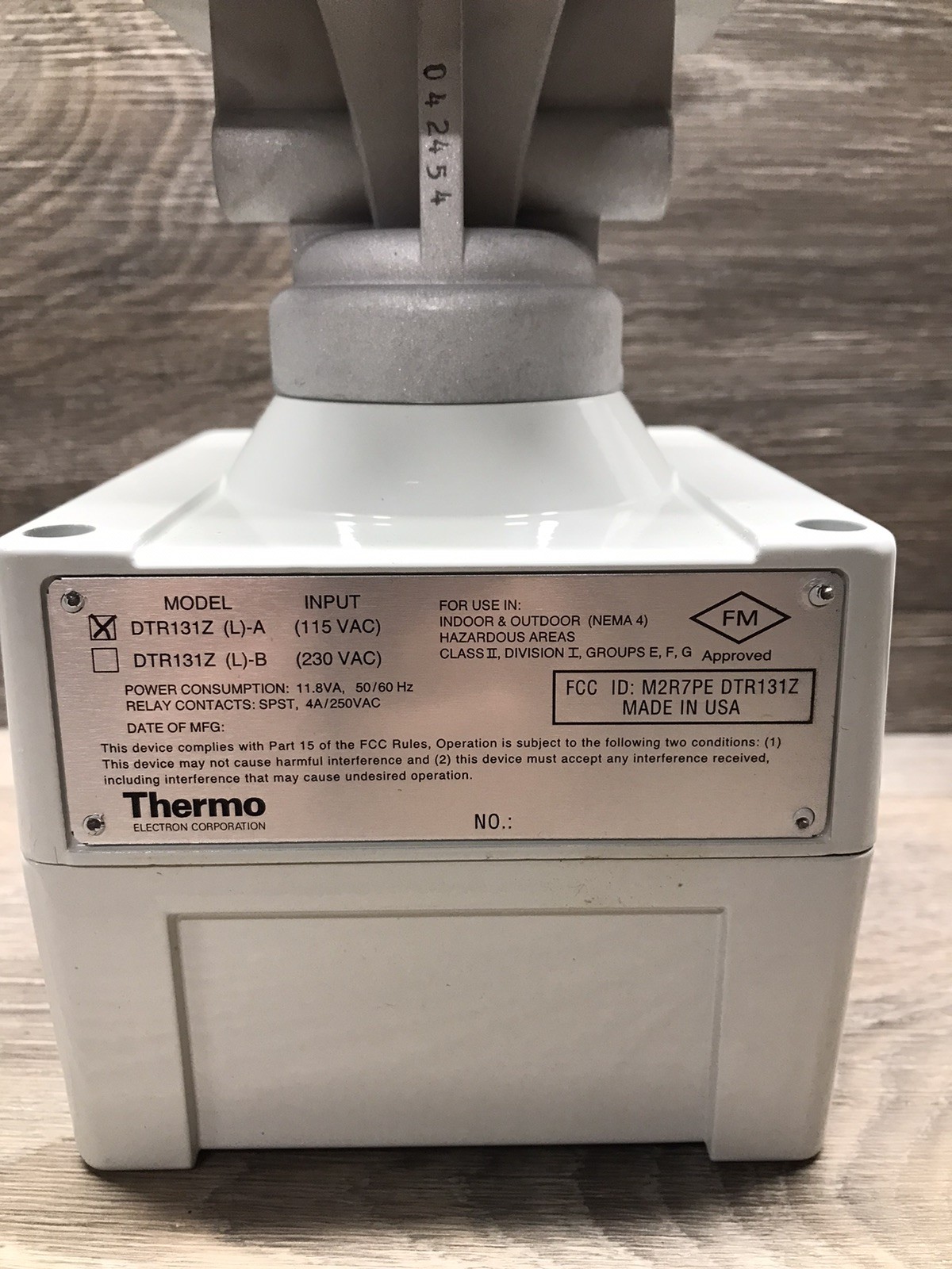 Thermo Scientific Ramsey Granuflow DTR 131 Microwave Flow Sensor DTR131Z White