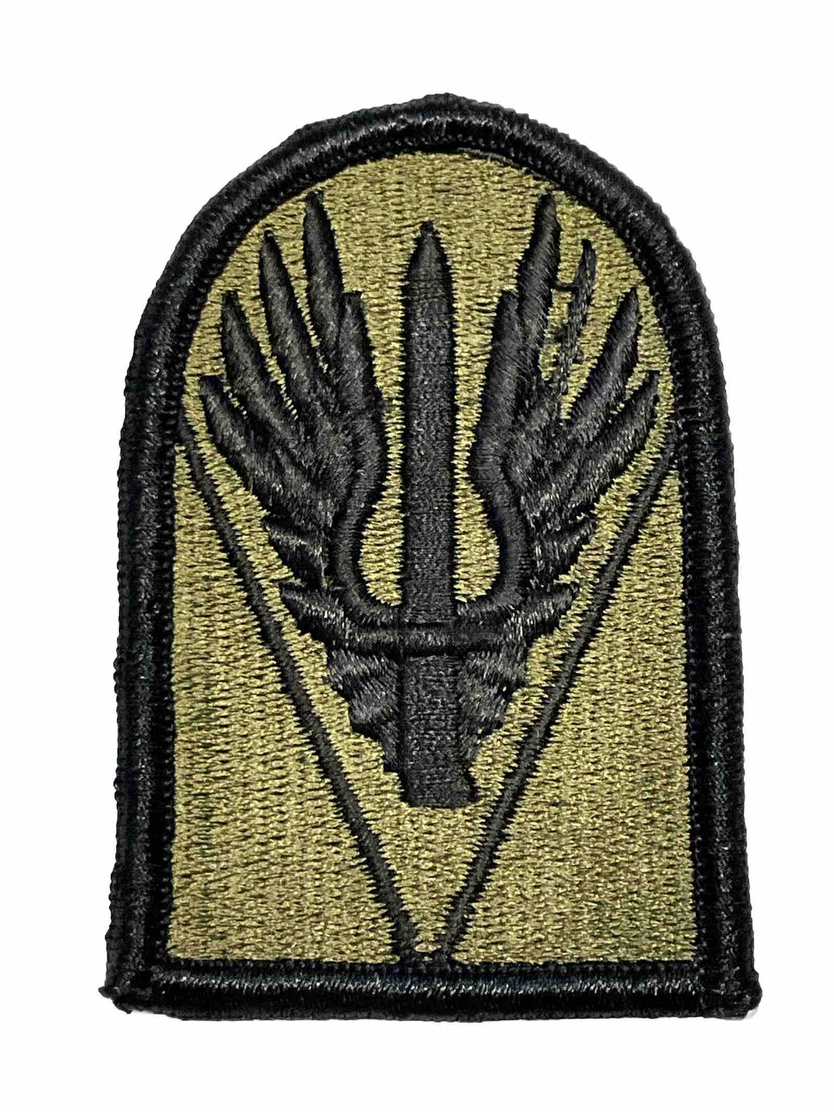 Original U.S. Army  Joint Readiness Center Subdued Merrow Edge Patch