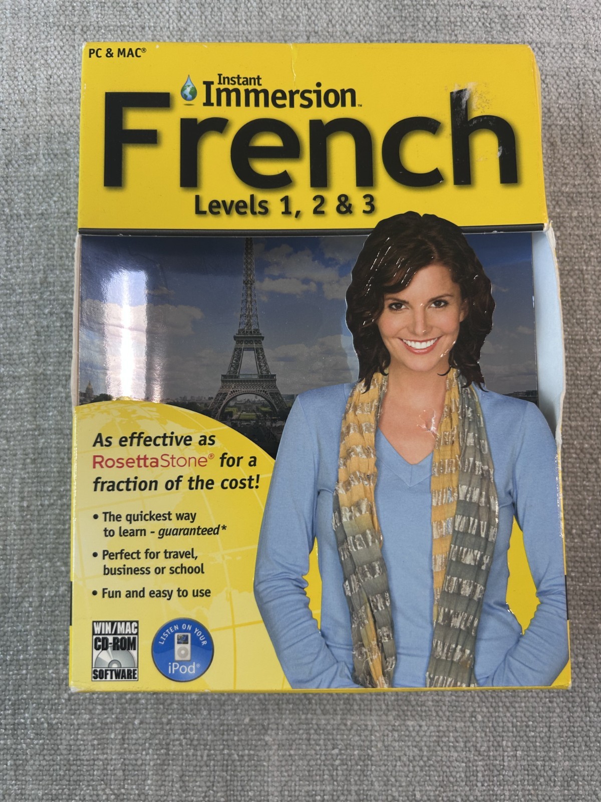 Instant Immersion French Levels 1 2 3 complete set. NIB
