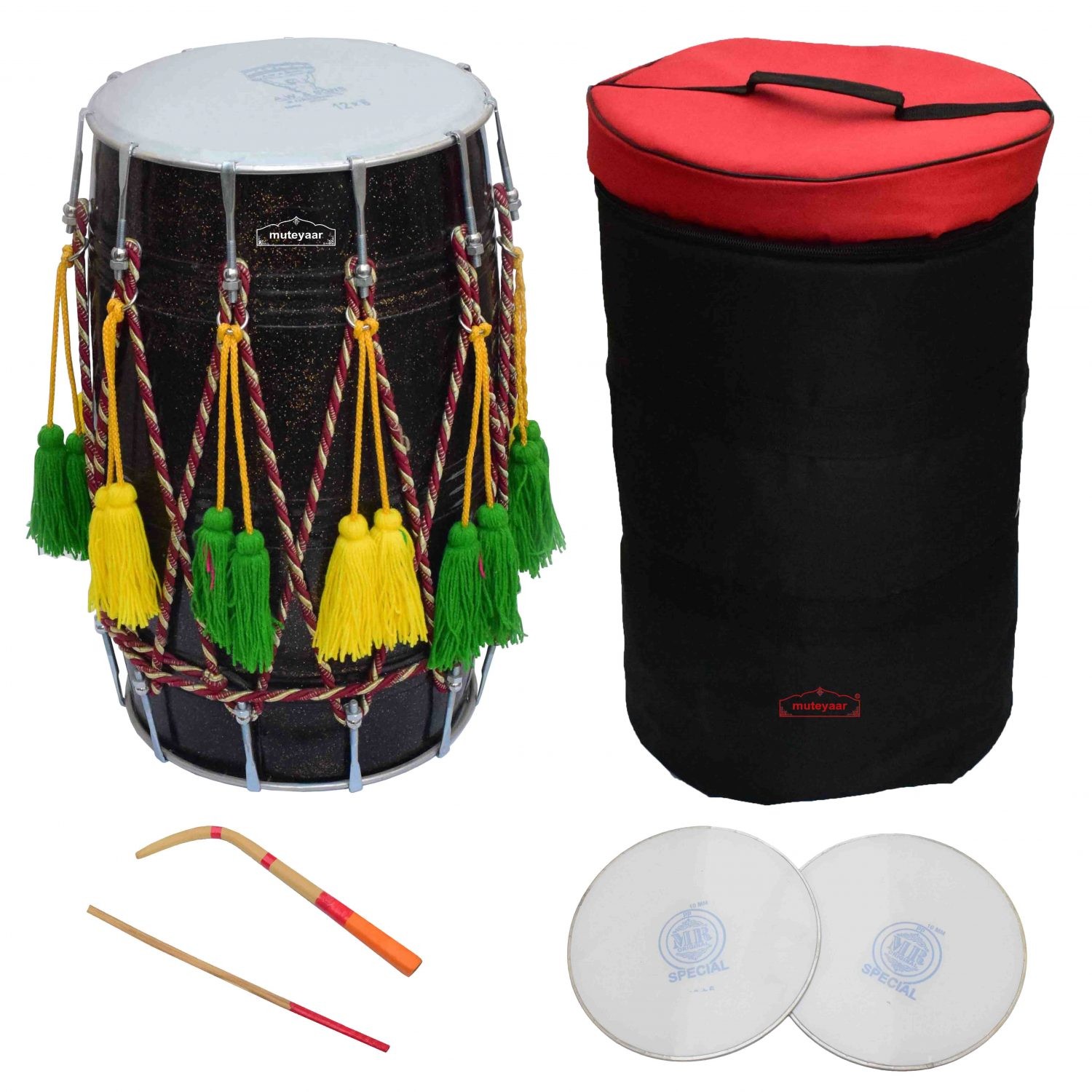 Punjabi Dhol 23" Size with Bag & Extra 2 Skins