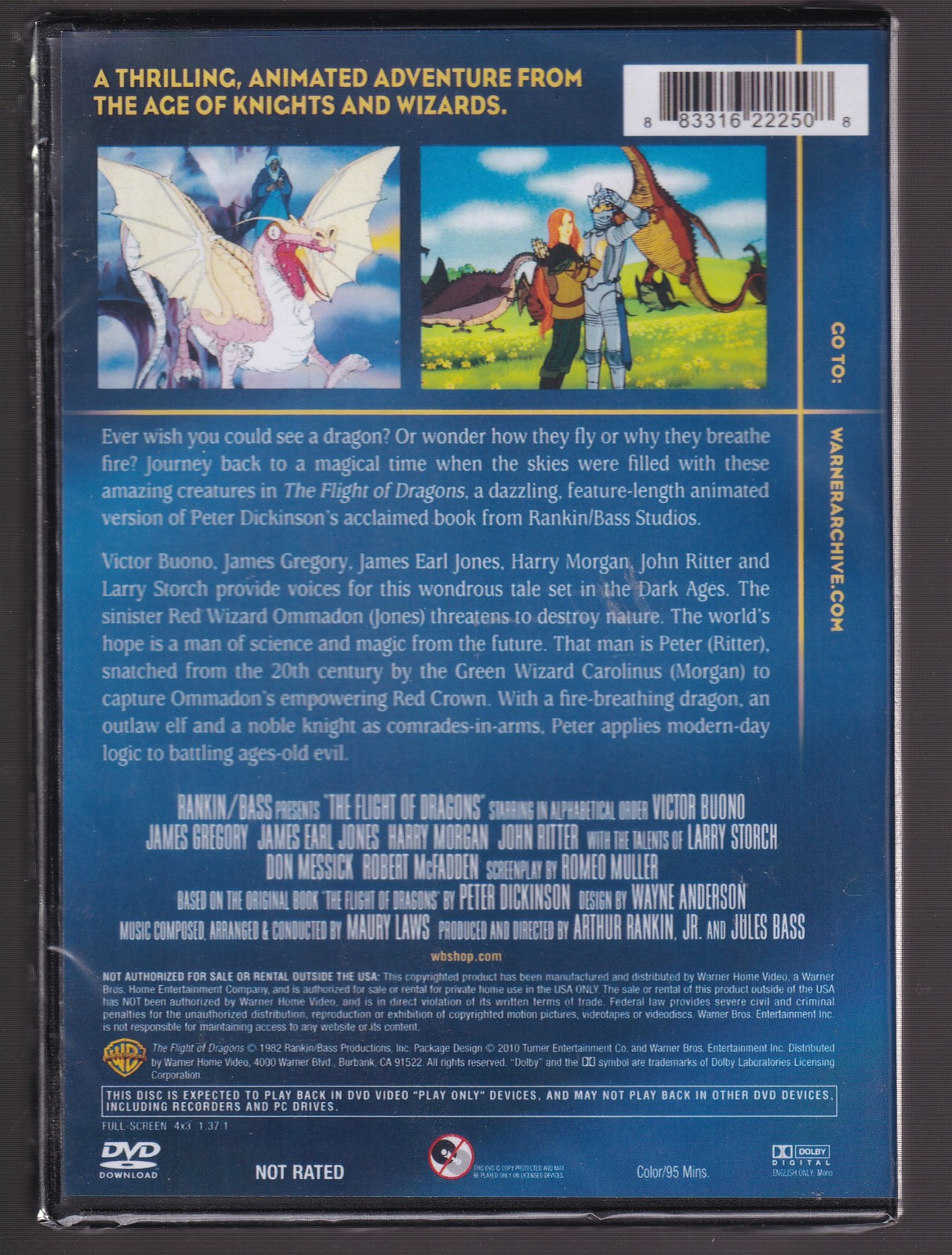Flight Of Dragons DVD 1982