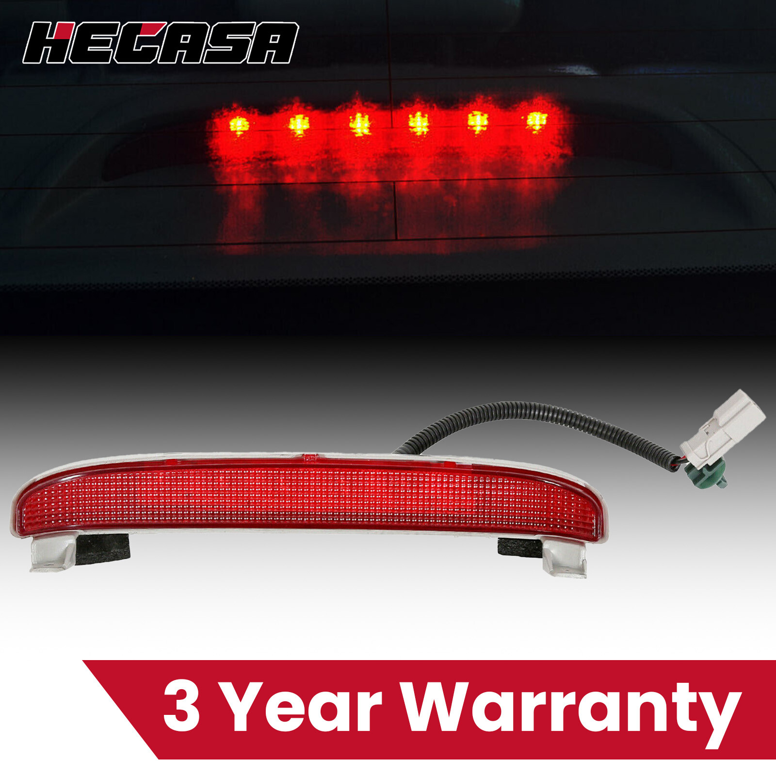 3rd High Mount Brake Light LED For 2006-2011 Honda Civic EX Coupe 923-218