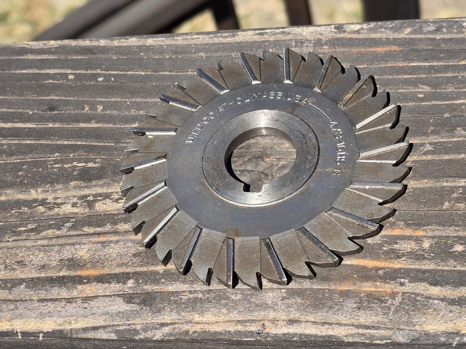 U.T.D. Co. 4" x 3-16" HS Milling Cutter