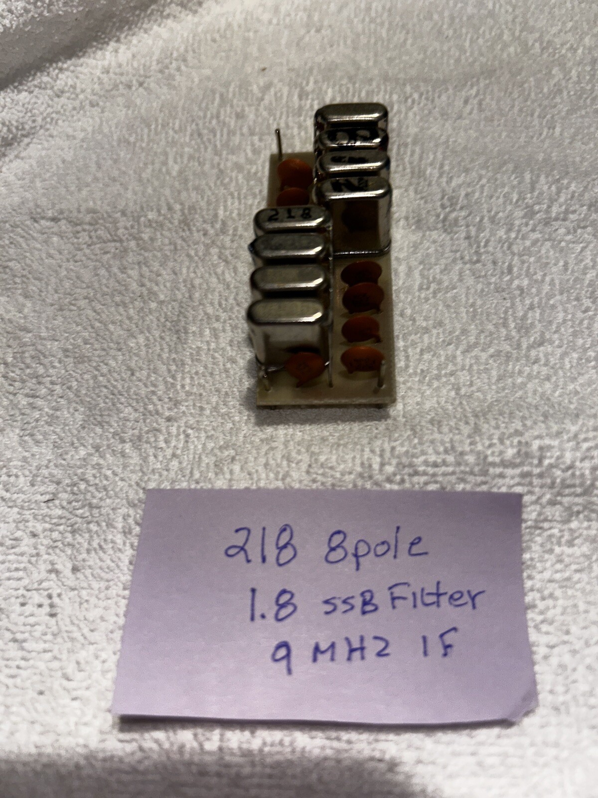 TEN-TEC #218 1.8 kHz SSB filter for Ten-Tec Omni 6 /6+, early Omni's, Orion
