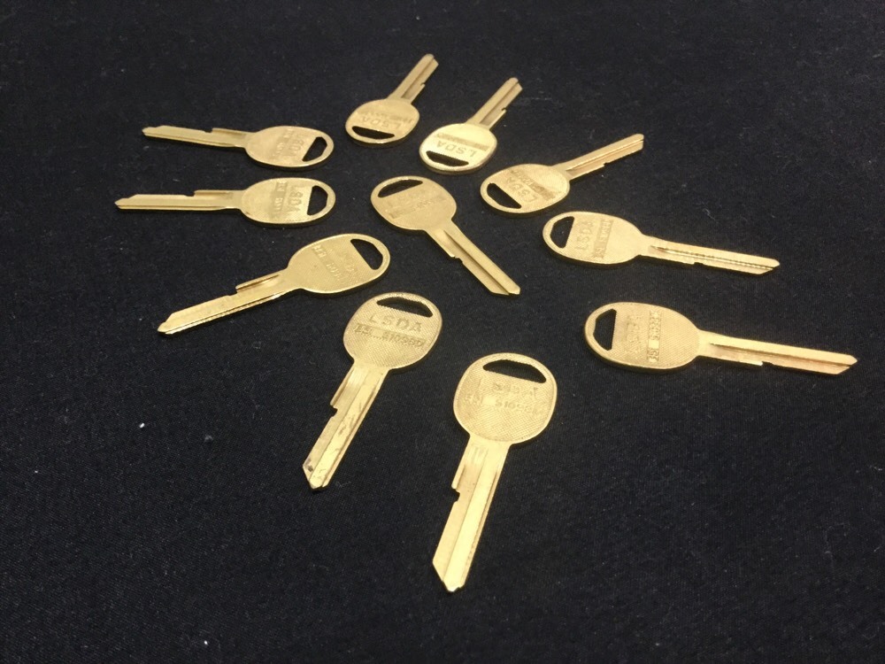 General Motors by LSDA, B51, Key Blanks, Set of 11- Locksmith