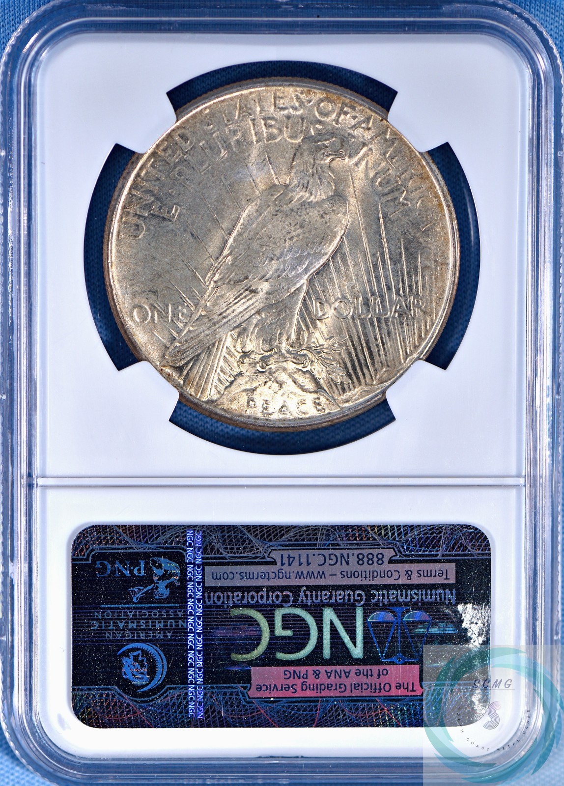 1925 Peace Dollar NGC MS 65 - Impeccable Gem Specimen!