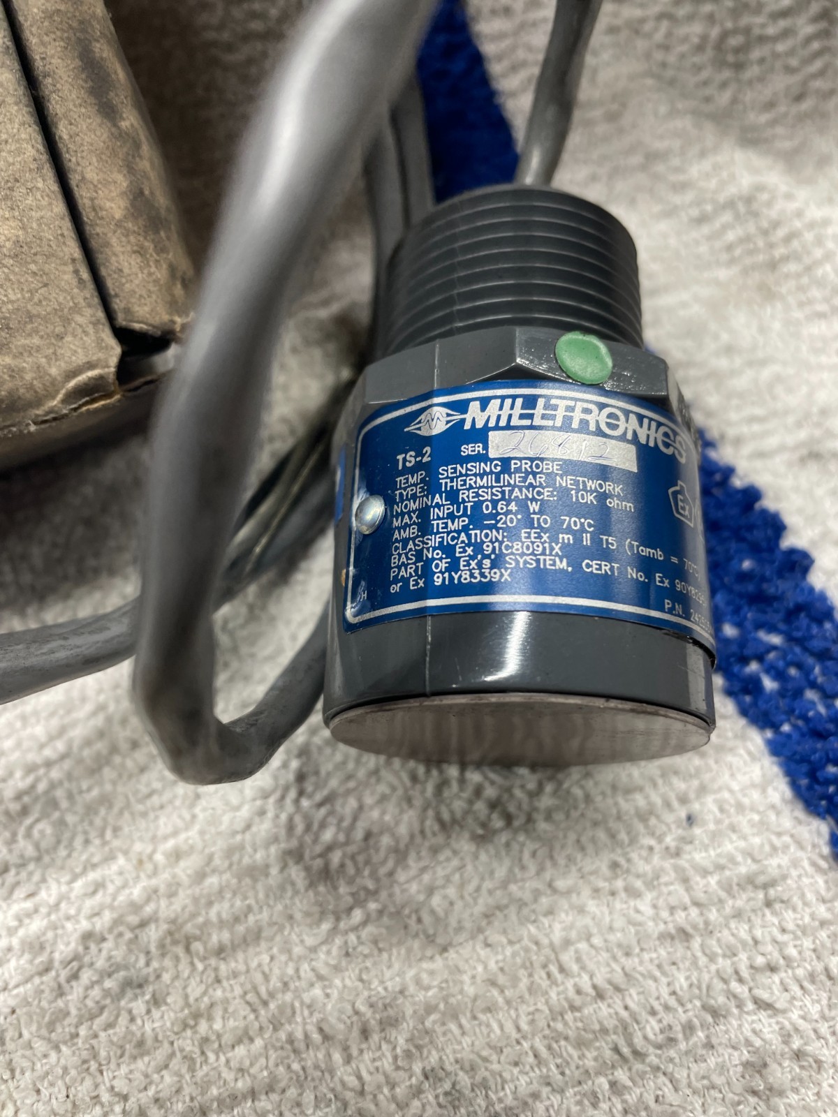 NEW Milltronics TS-2 Temperature Sensing Probe _20-70c