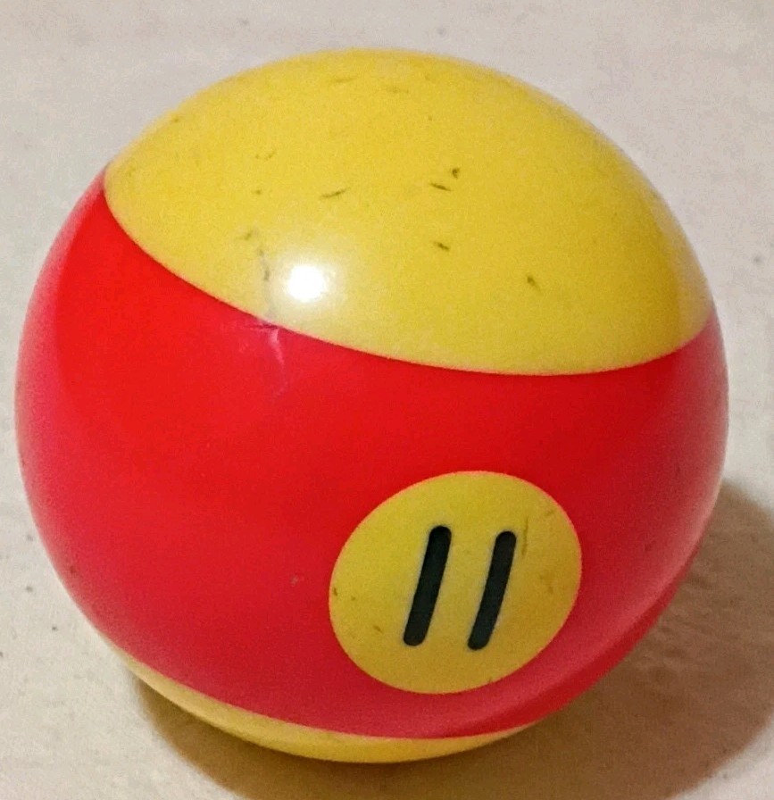 Vintage No. 11 Replacement Billiard Ball 0073 B11