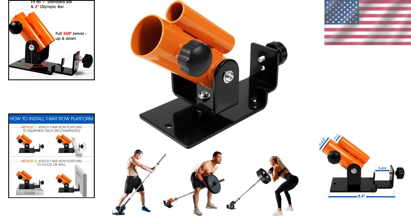 Textured Rubber Handles for Exercise Machine