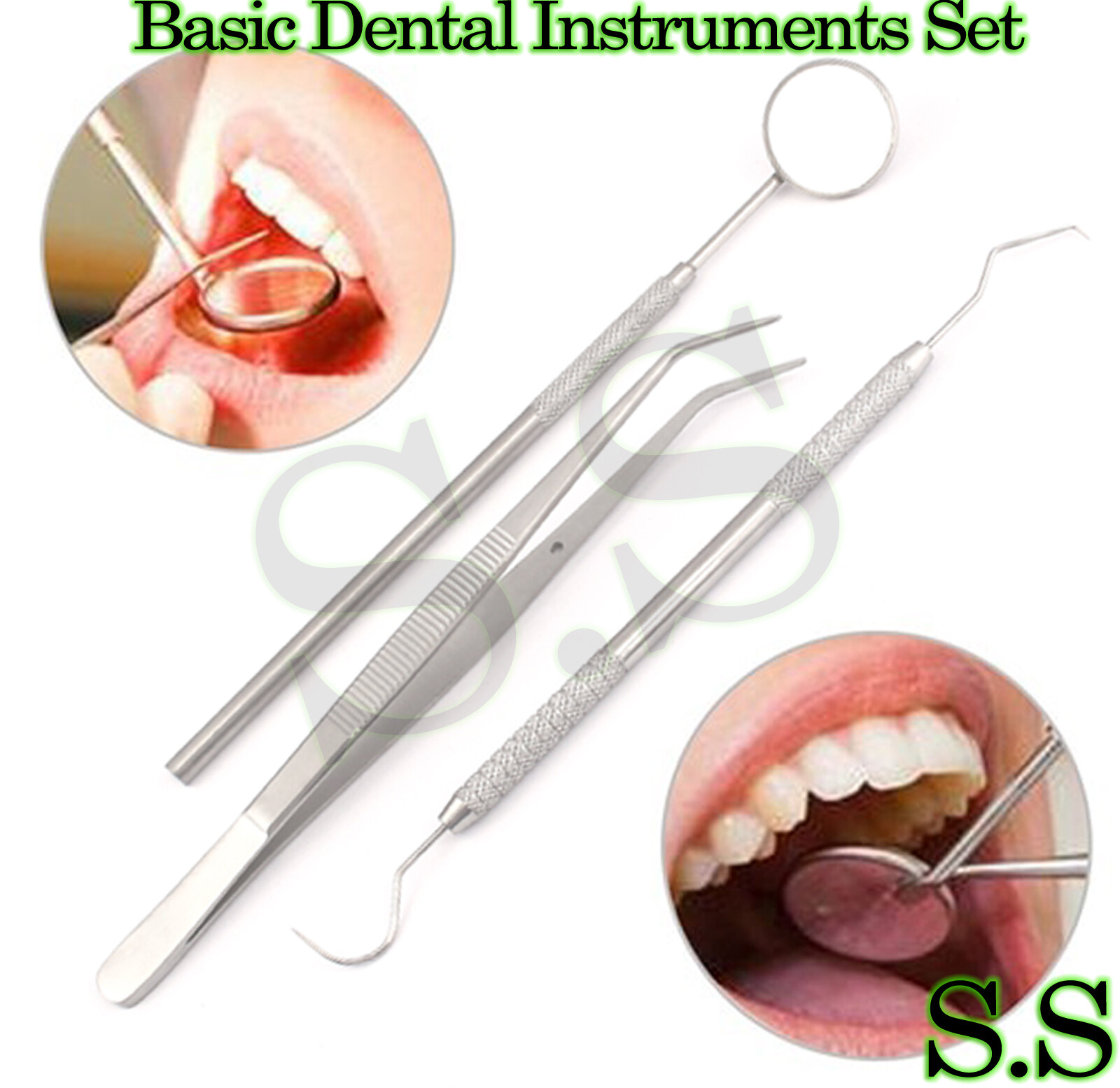 45 Instruments Basic Dental Set Mirror Explorer College plier Economy Grade NEW