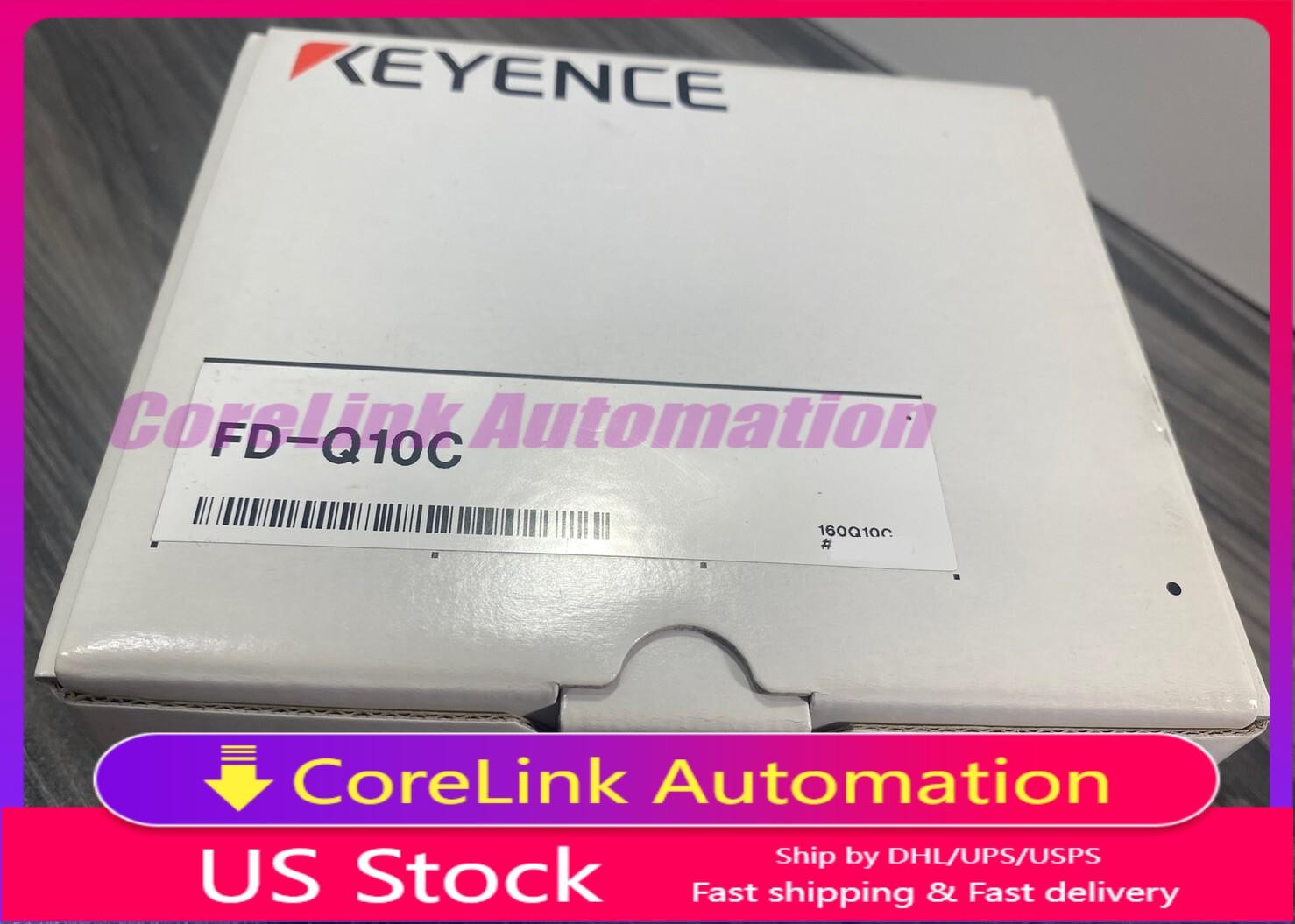 New Keyence FD-Q10C Clamp-on Digital Flow Sensor w/ Sensor Bracket 20-30VDC -USA