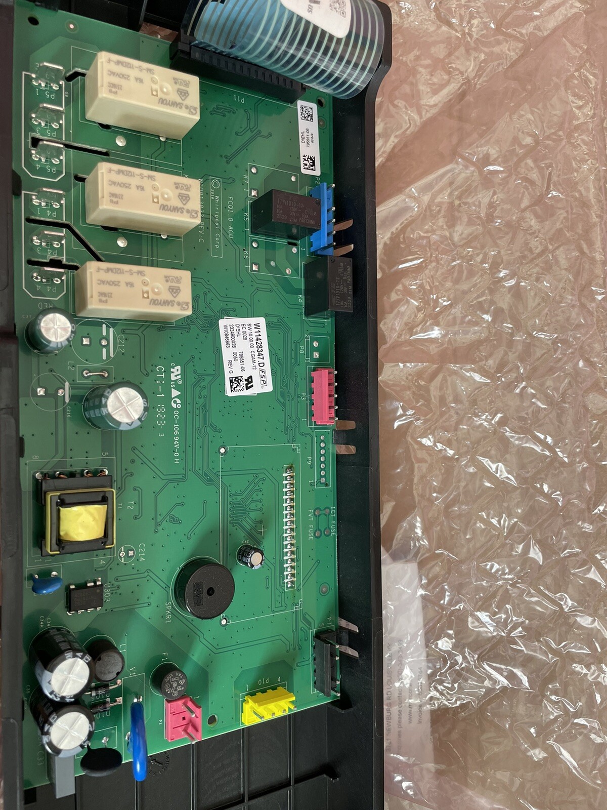 W11567348 Whirlpool Range Electric Control Board