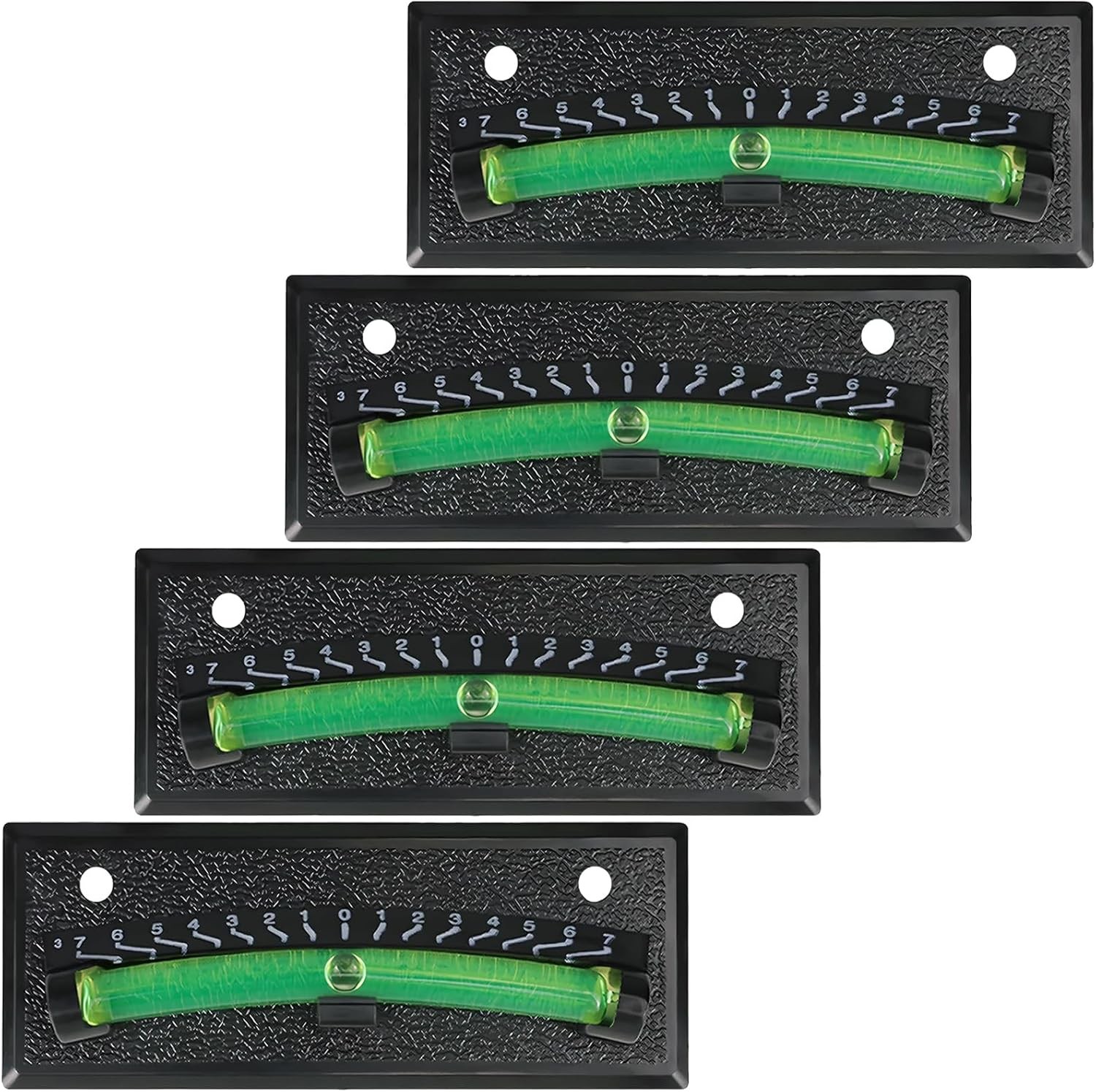 4 Pack Rv Level Bubble, Graduated Scale Stick On Levels for Precision Leveling