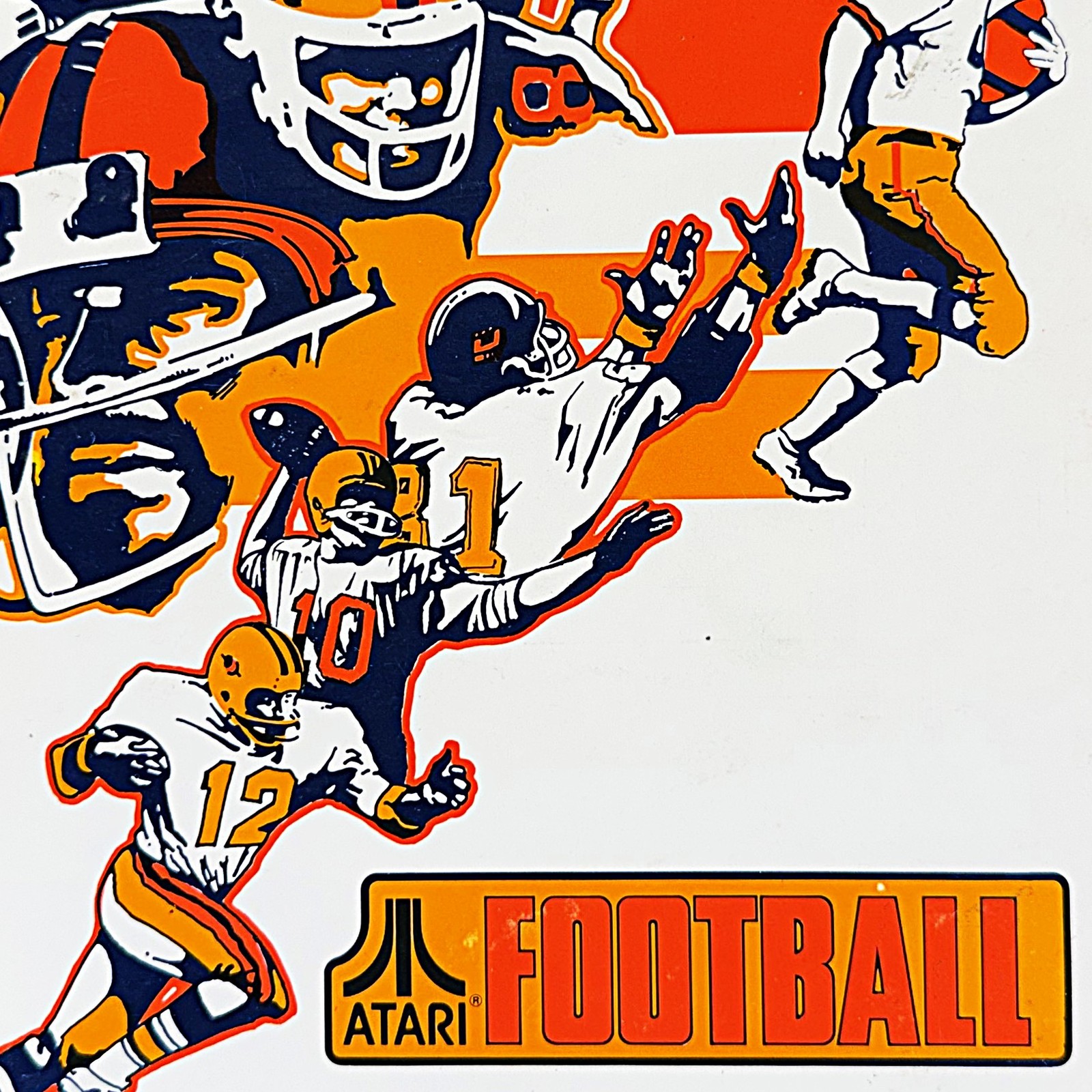 Atari Football Arcade Video Game Manual Schematics Parts ORIGINAL