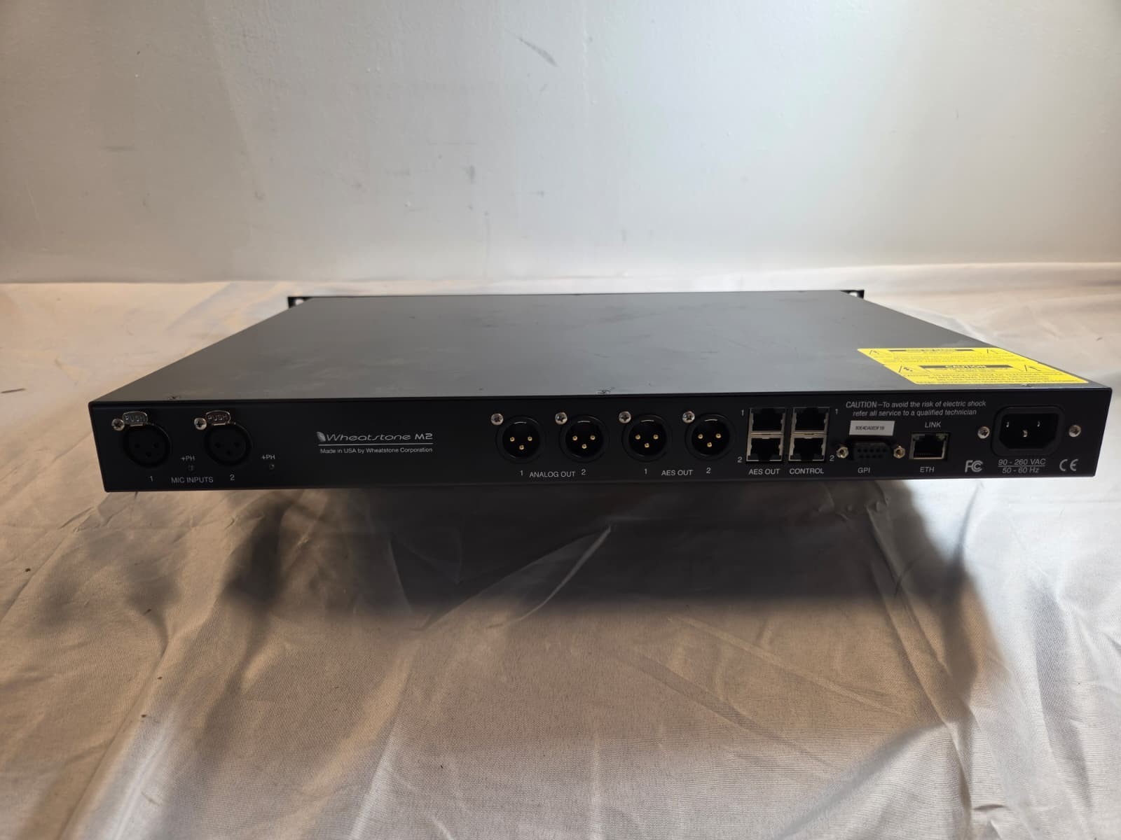 Wheatstone M-2 Dual Channel Digital Mic Voice Processor Broadcast Pro works 2018