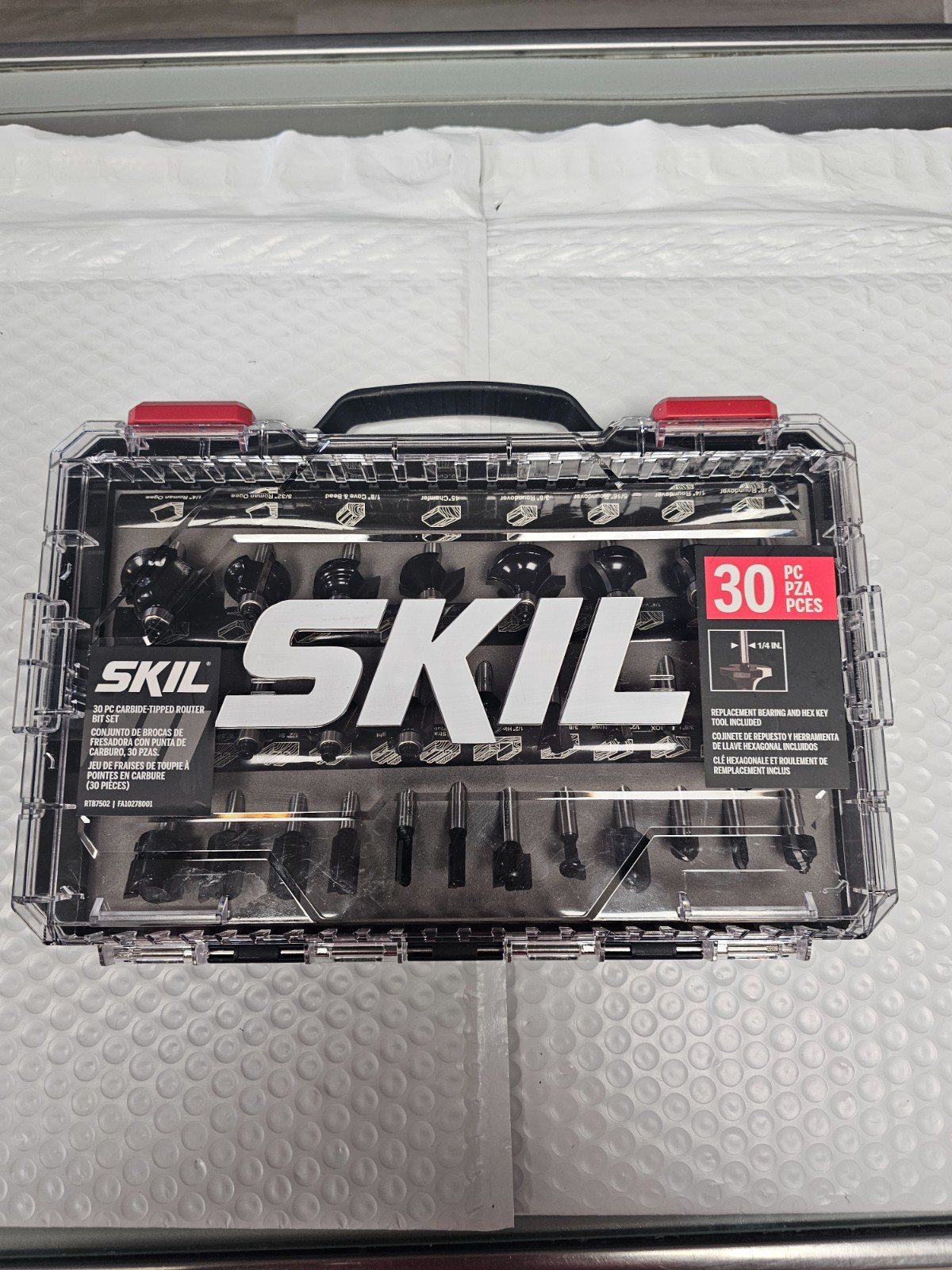Skil RTB7502 30pc Carbide Tipped Router Bit Set NEW