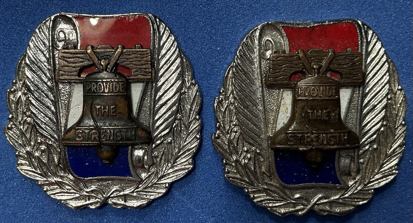 Pair of US Army Recruiter Unit Crest Pins