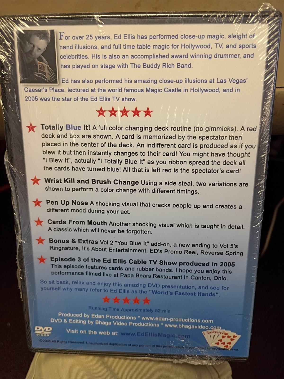 Ed Ellis Magic Volume 7 Totally Blue It! DVD