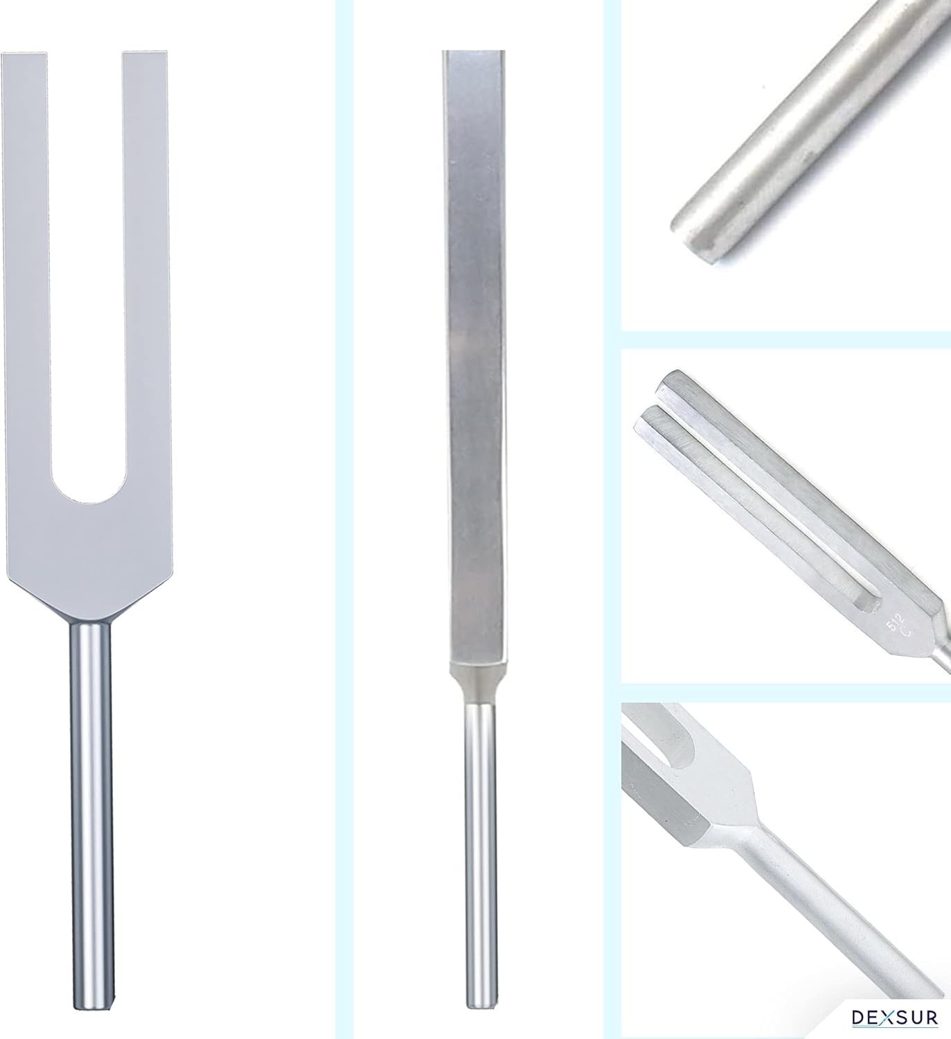Comprehensive Tuning Fork Set for Professionals - Healing & Therapy Tool (7 Pcs)