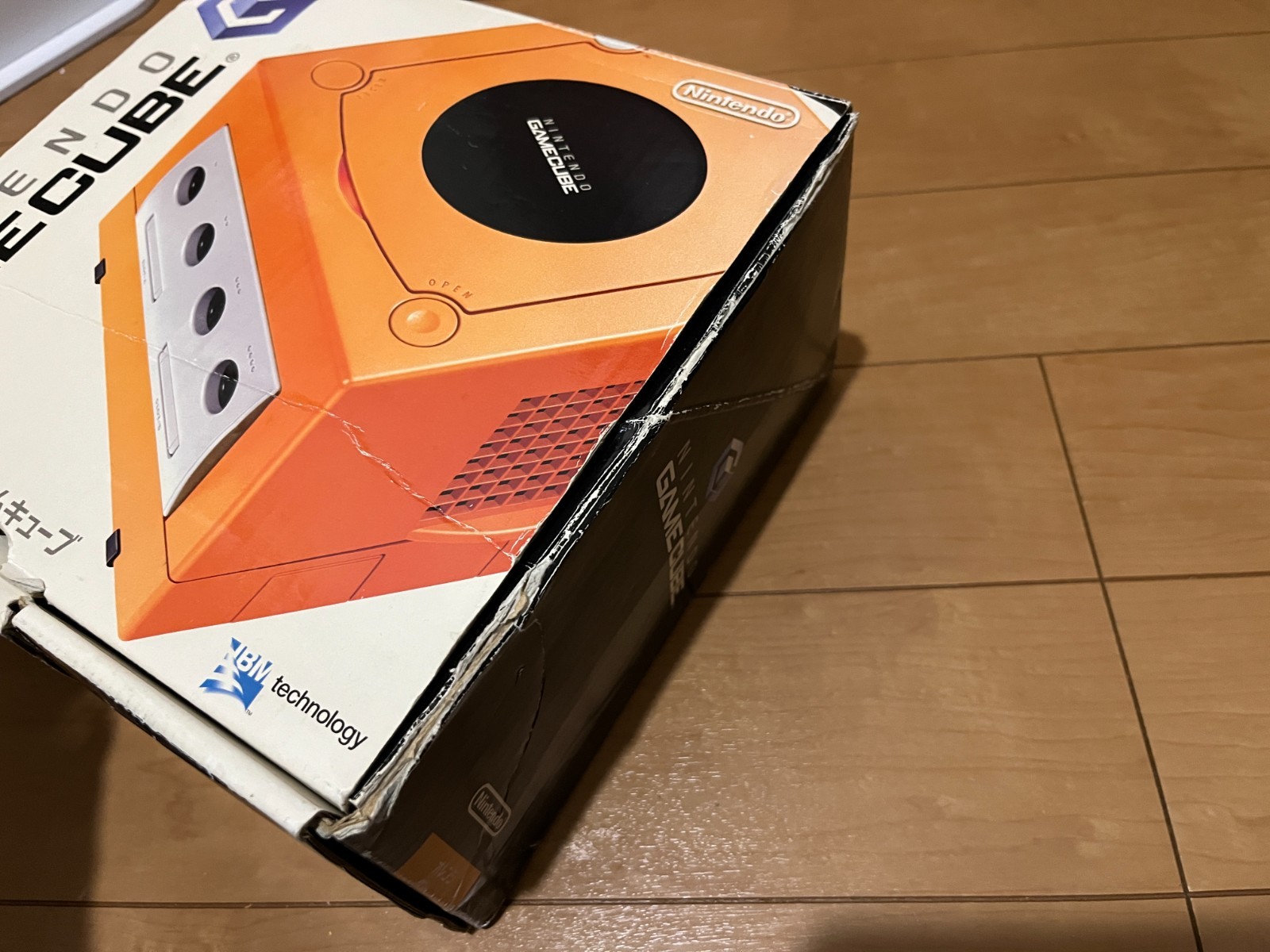 Nintendo GameCube Console & Controller Orange Color with BOX Japan 0320