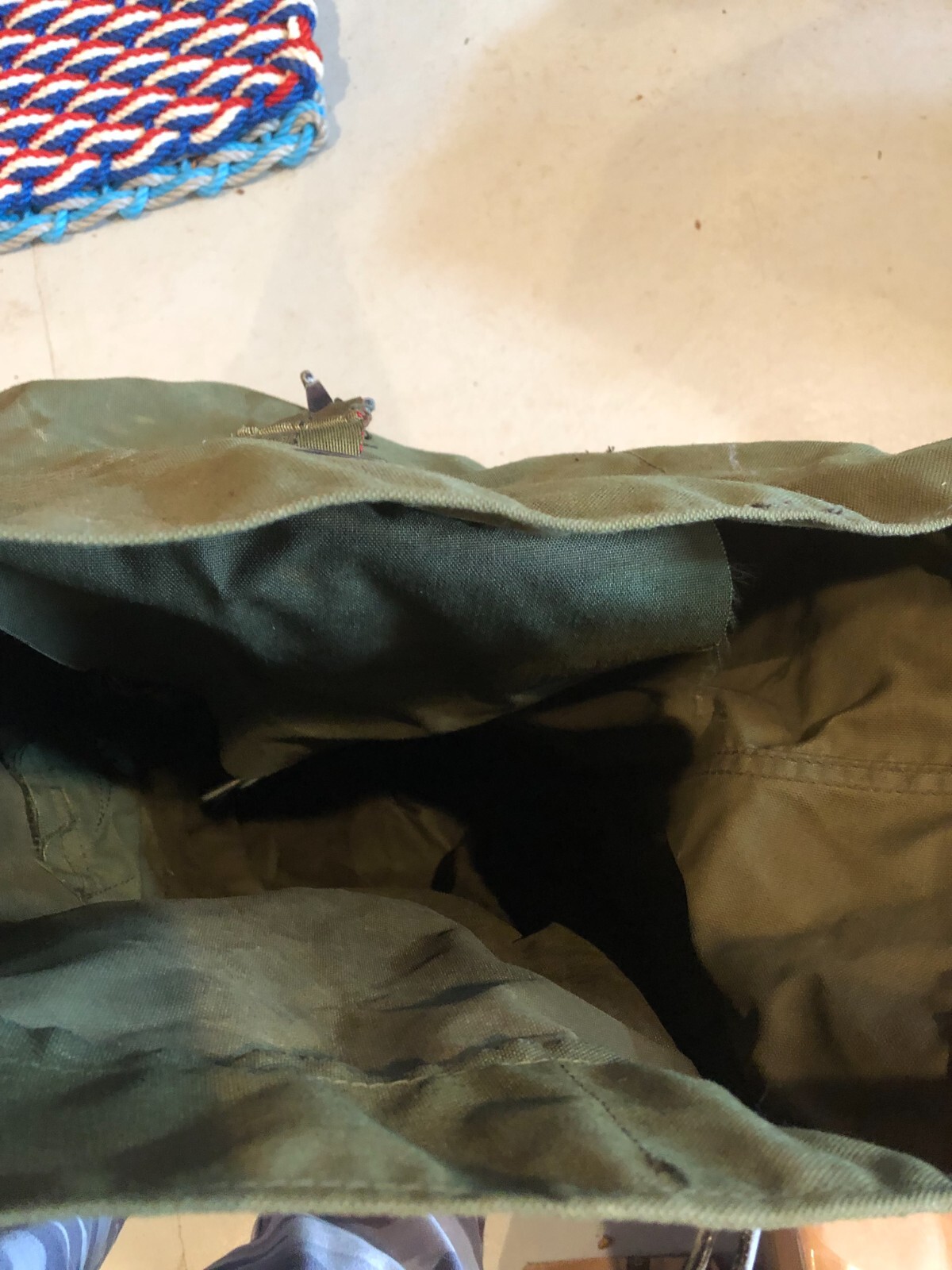 LARGE Green Military Duffle Bag - Approx 36" #PH1