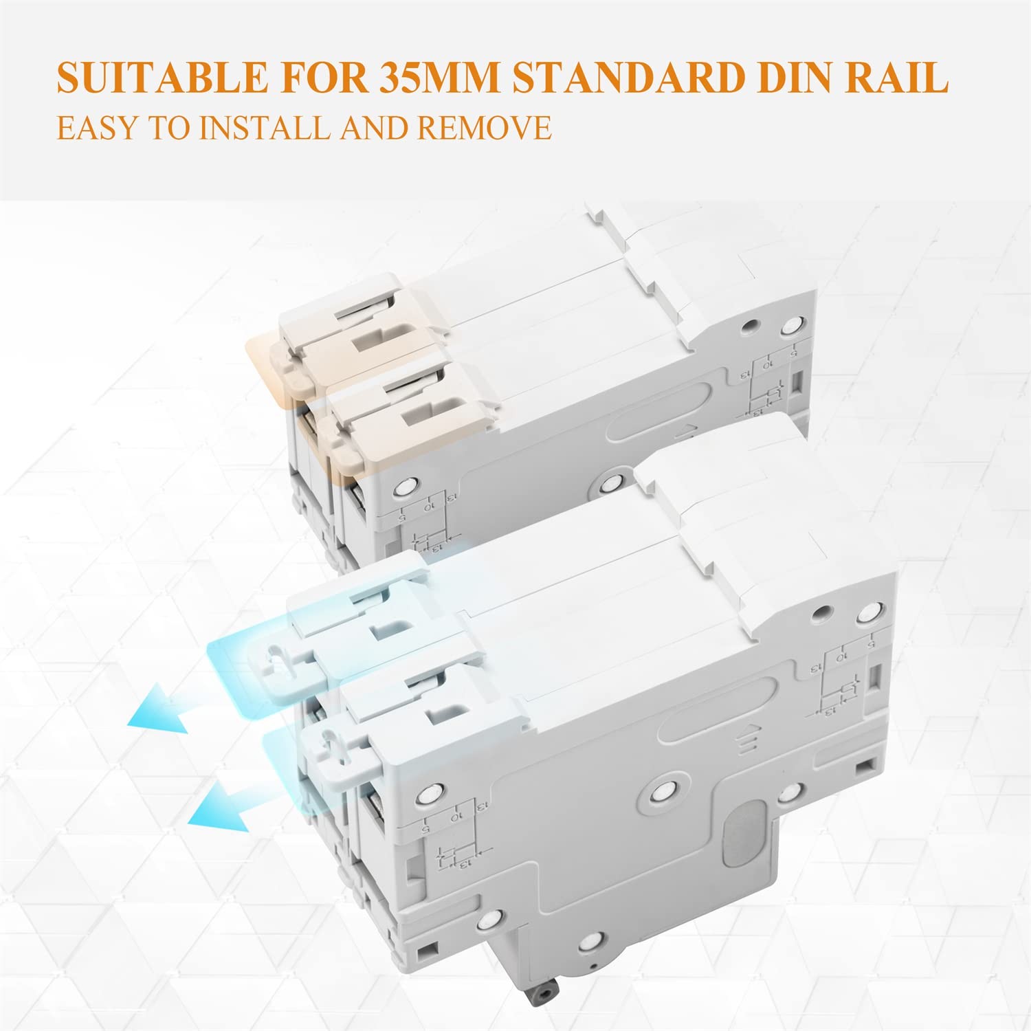 LANGIR 2P DC Circuit Breaker 20A 500V, DIN Rail Mount Solar Disconnect Switch...