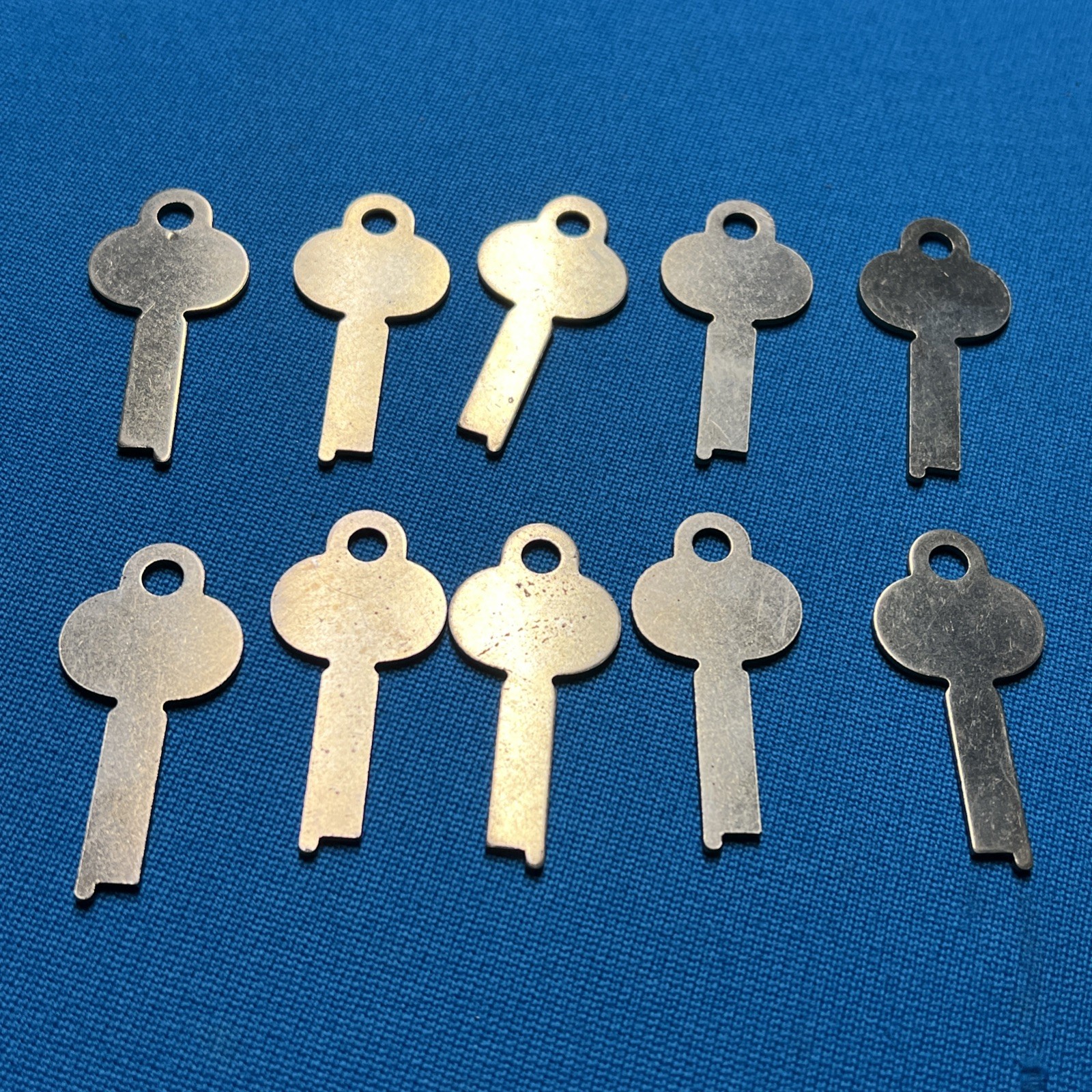10x Ilco 1303S Key Blanks Flat Stock for Lyons 0.060” T X 0.300” W Nickel Silver