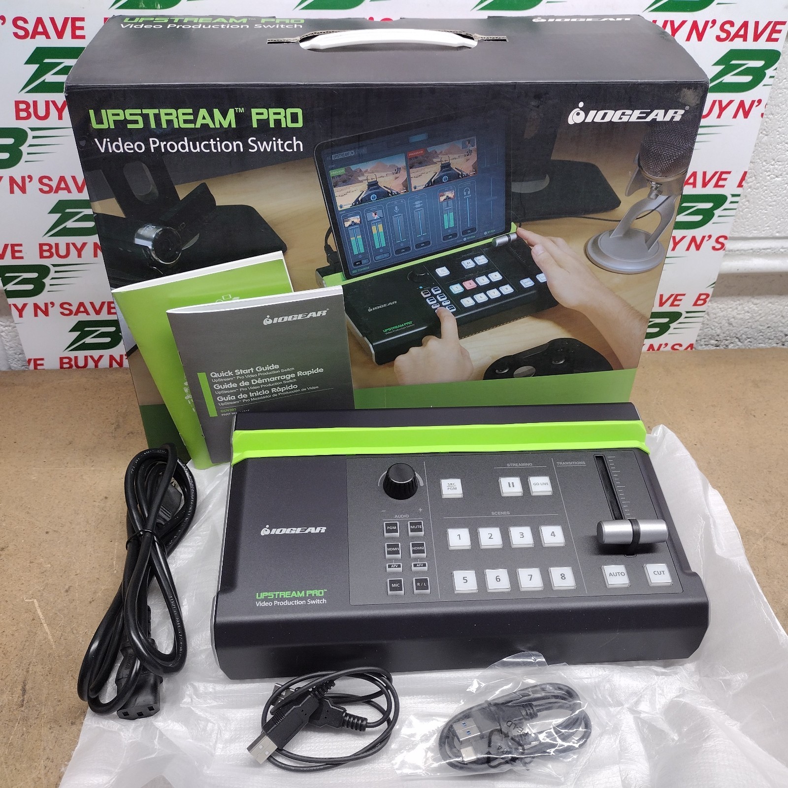 IOGEAR Upstream Pro GUV303 Portable Video Production Switch - Open Box