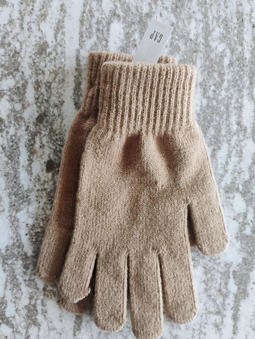 Gap Mens Acrylic/Polyester One Size fits all gloves MINT FREE SHIPPING!