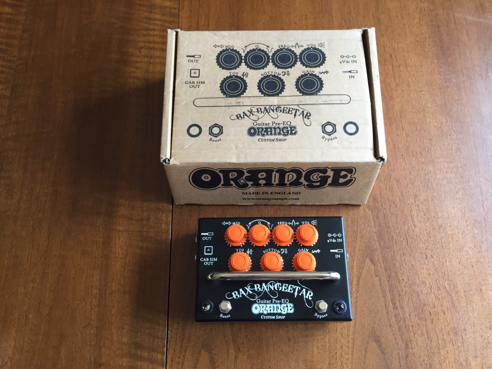 Orange Bax Bangeetar Guitar Pedal True Bypass