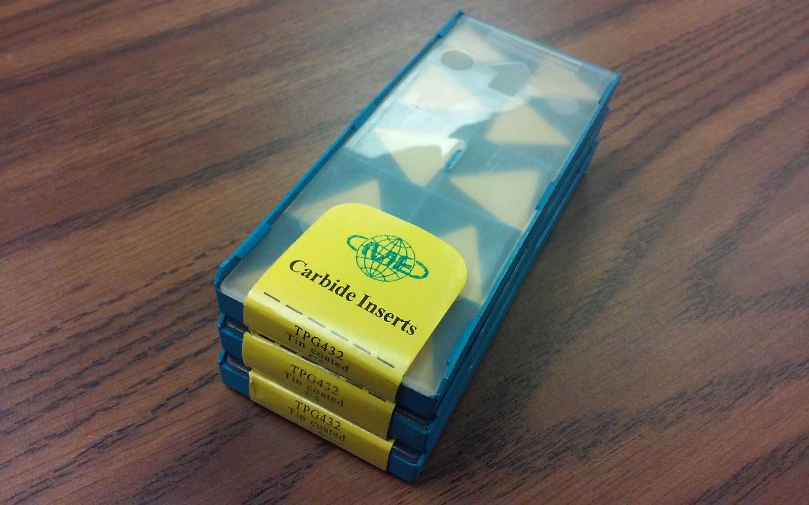 30pcs TPG432 Carbide Inserts Tin Coated  free shipping-new