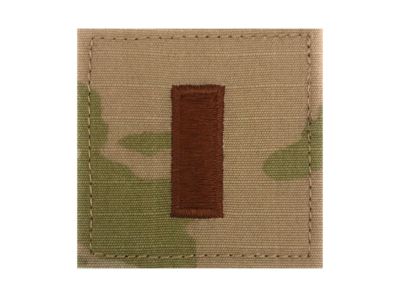 Air Force Second Lieutenant OCP 2x2 Rank With Hook Fastener-Veteran Owned