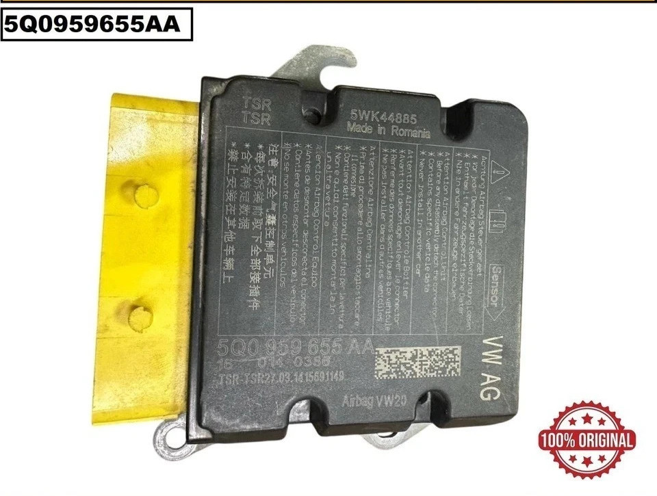 Volkswagen, Audi A3, Skoda ECU Module SRS Module 5Q0959655AA OEM