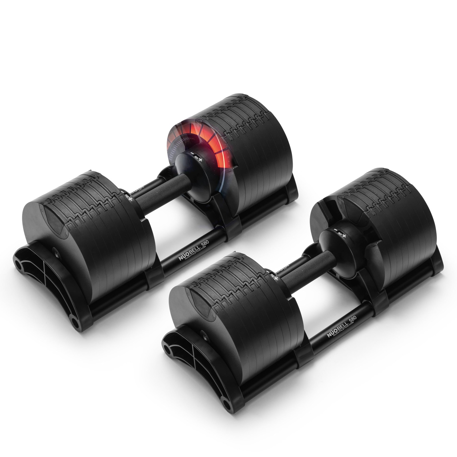 NUOBELL Adjustable Dumbbell Pair 580 lbs  the Adjustable Dumbbells and Free W...