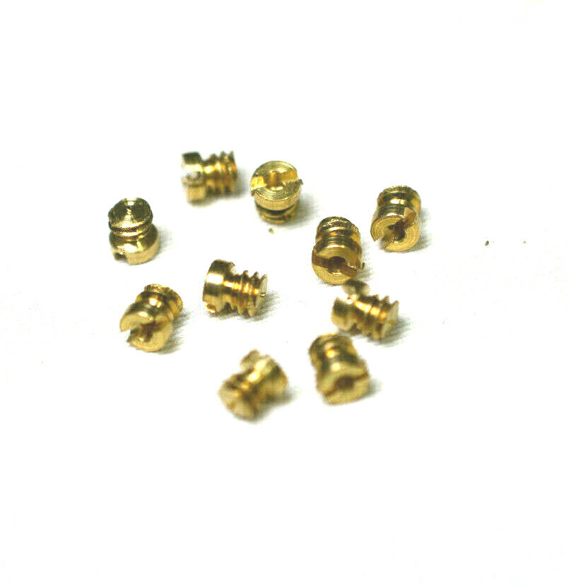 (10 Pk) Blank Drill To Size 6-32 Emulsion Jets Screw In Fits: Holley Carburetor