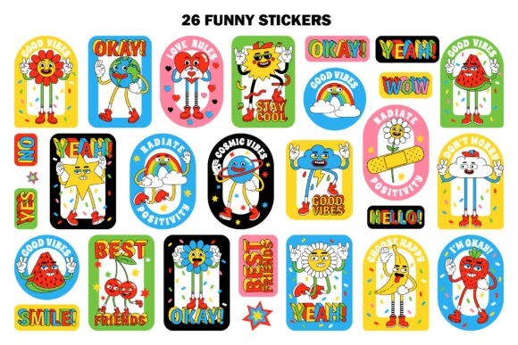 Retro Cartoon 200+