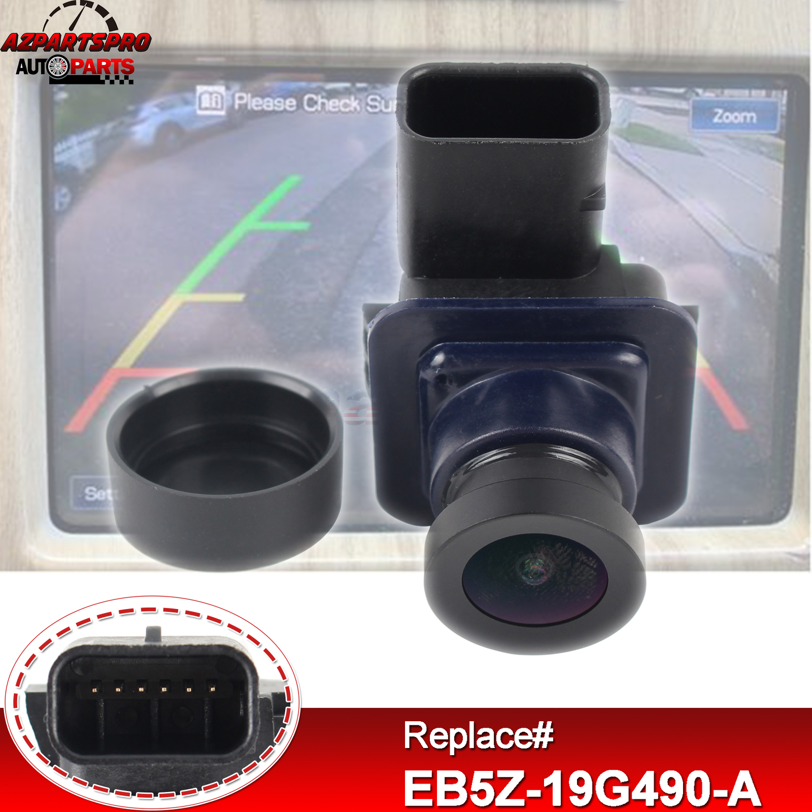 Rear View Backup Camera for 2011 2012 2013 2014 2015 Ford Explorer 3.5L 2.0L 4D