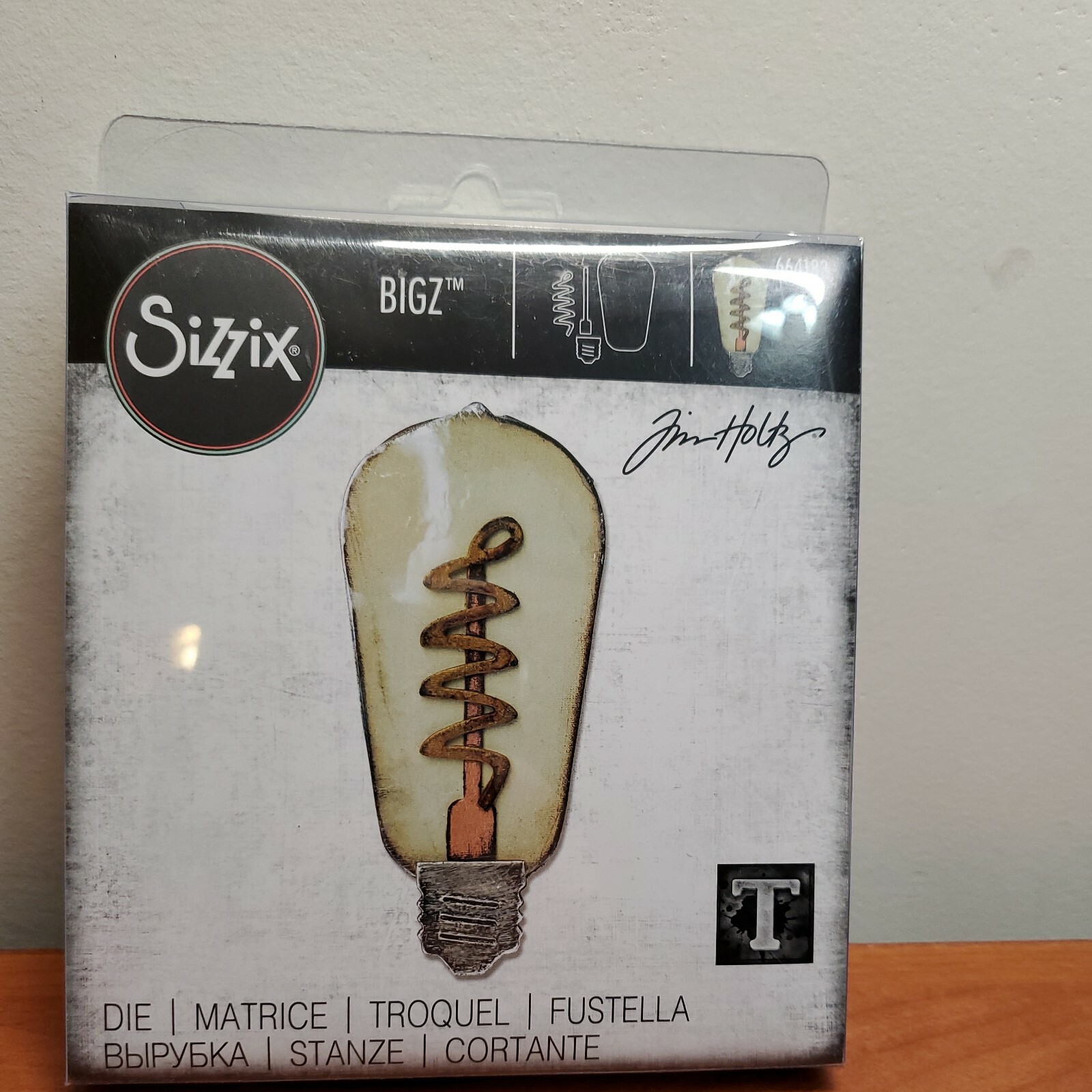 TH2 Sizzix Bigz Die - Filament Light Bulb By Tim Holtz 664183