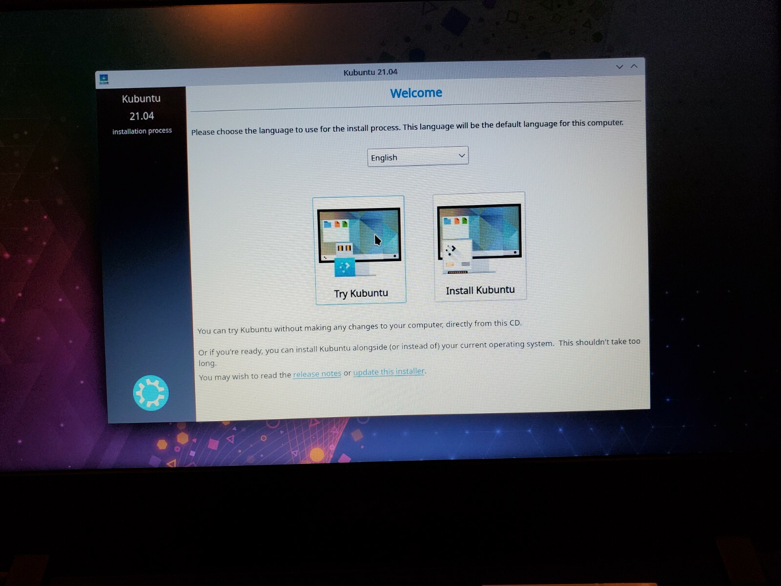 Kubuntu 21.04 x64 Bootable Linux on 4G USB Stick!