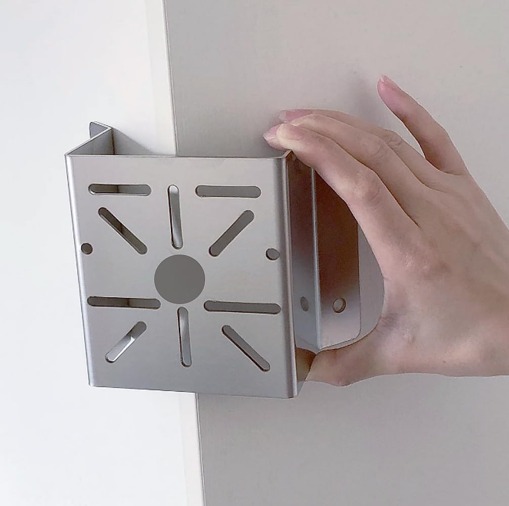 CCTV Security Camera Corner Mount Bracket, Stainless Steel Wall Corner Adapter M
