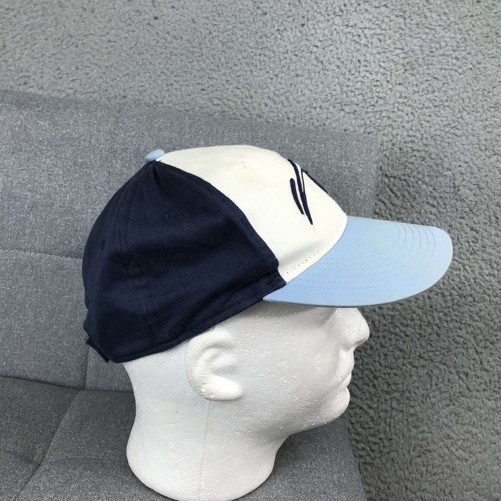 West Michigan Whitecaps Hat Cap Strap Back Youth Navy Blue White MILB Baseball