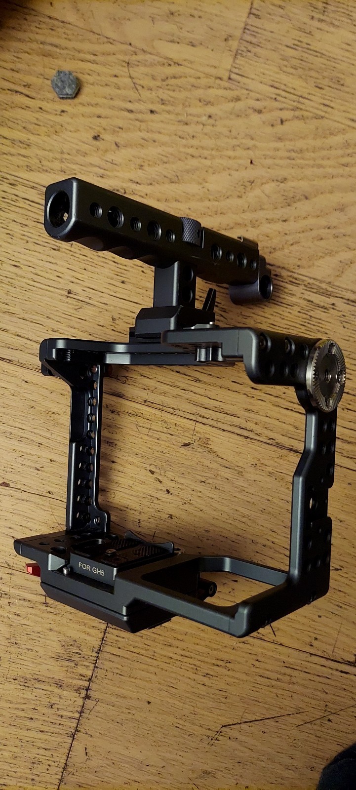 Tilta ES-T37A GH5 & II GH4  Handheld Camera Cage Rig, Rails, NO Wooden Handgrip