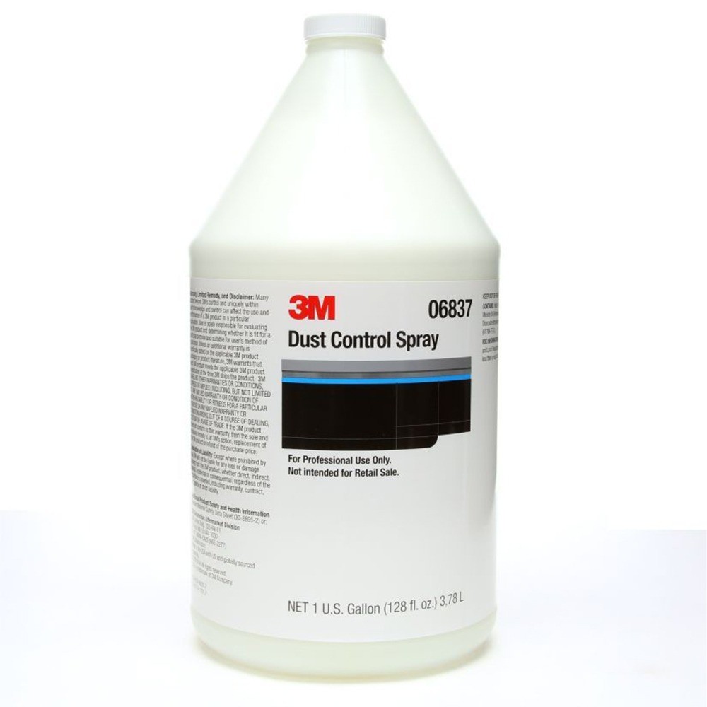 3M 6837 Auto Body Paint Booth Water-Based Dust Control Spray (Gallon)