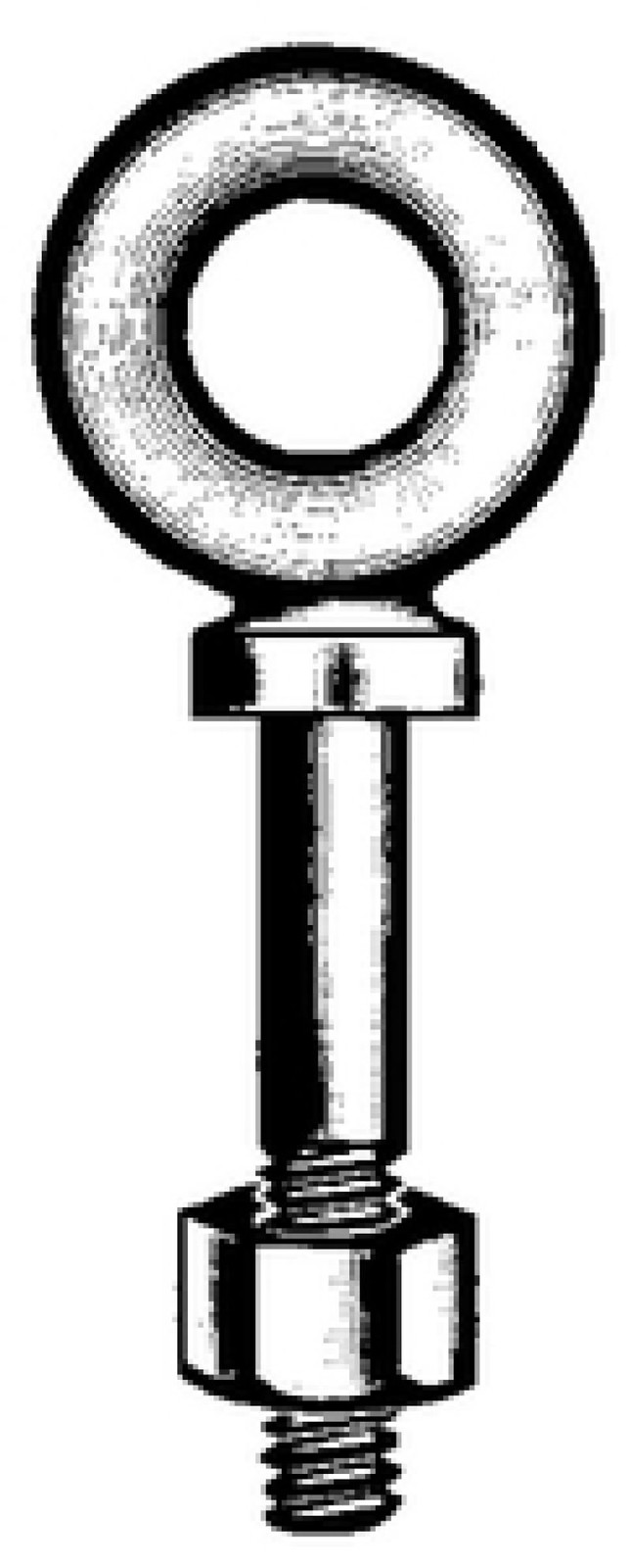 Chicago Hardware 84222 Shoulder Eyebolt, Galvanized